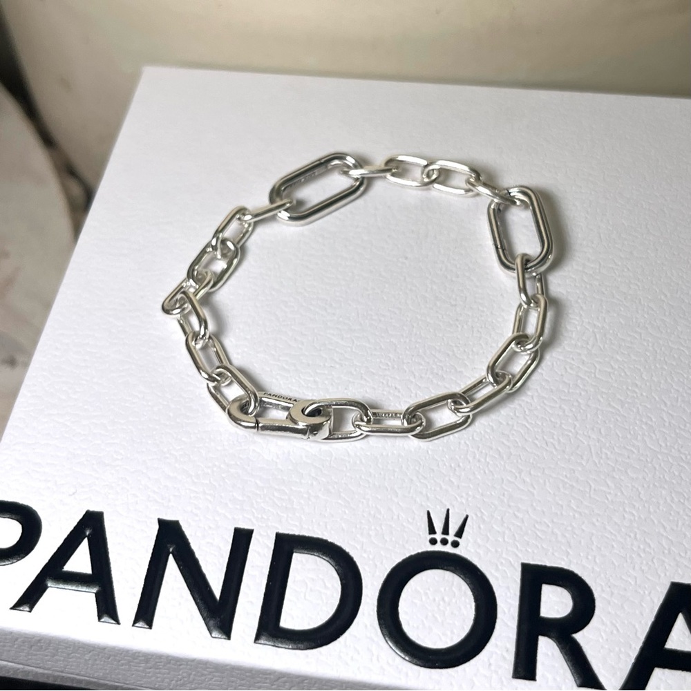 Pandora Polished Silver Link Bracelet - Shiny Silver